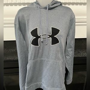 Under Armour gray/black hoodie medium